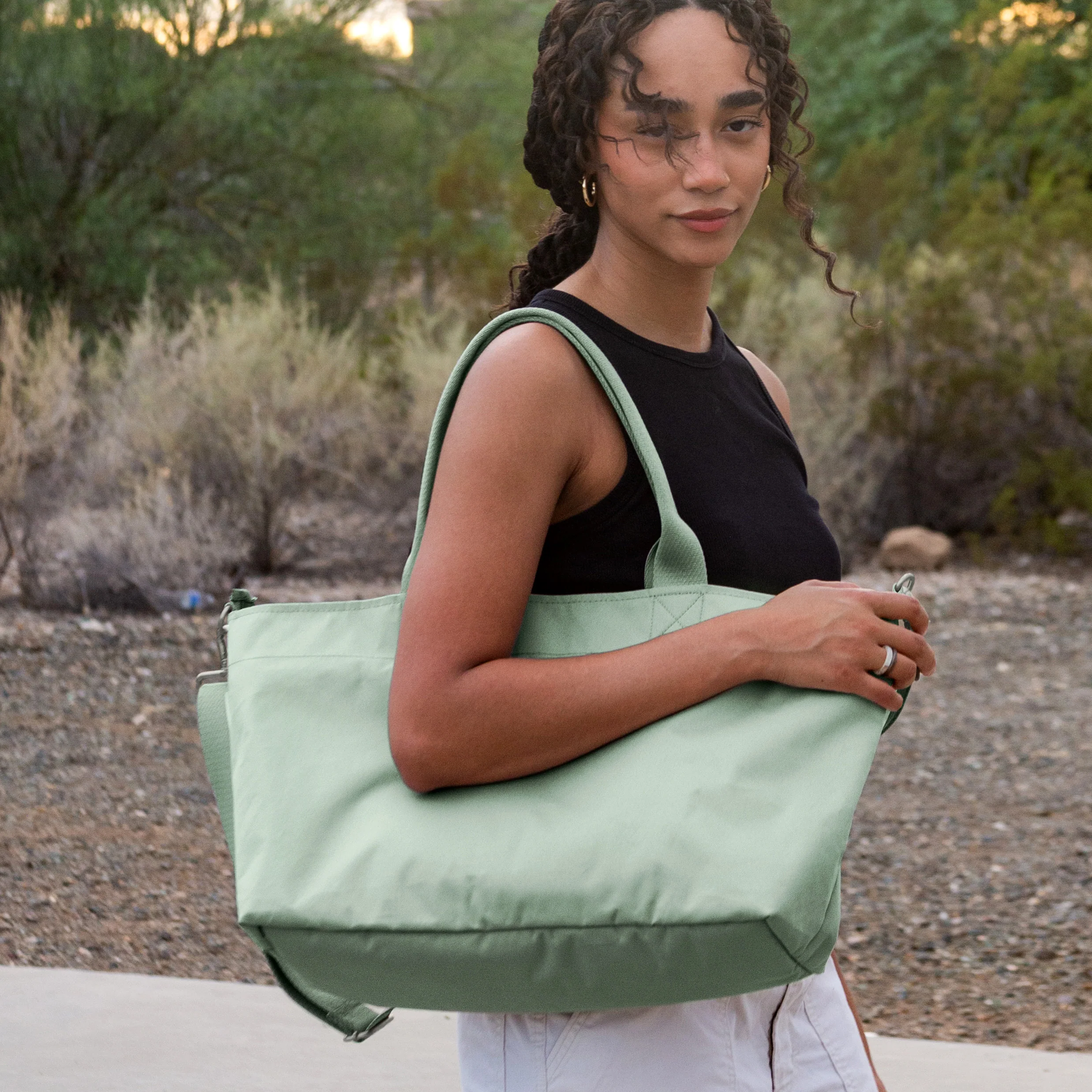Sale Zip Crossbody Tote - Large - Image 25