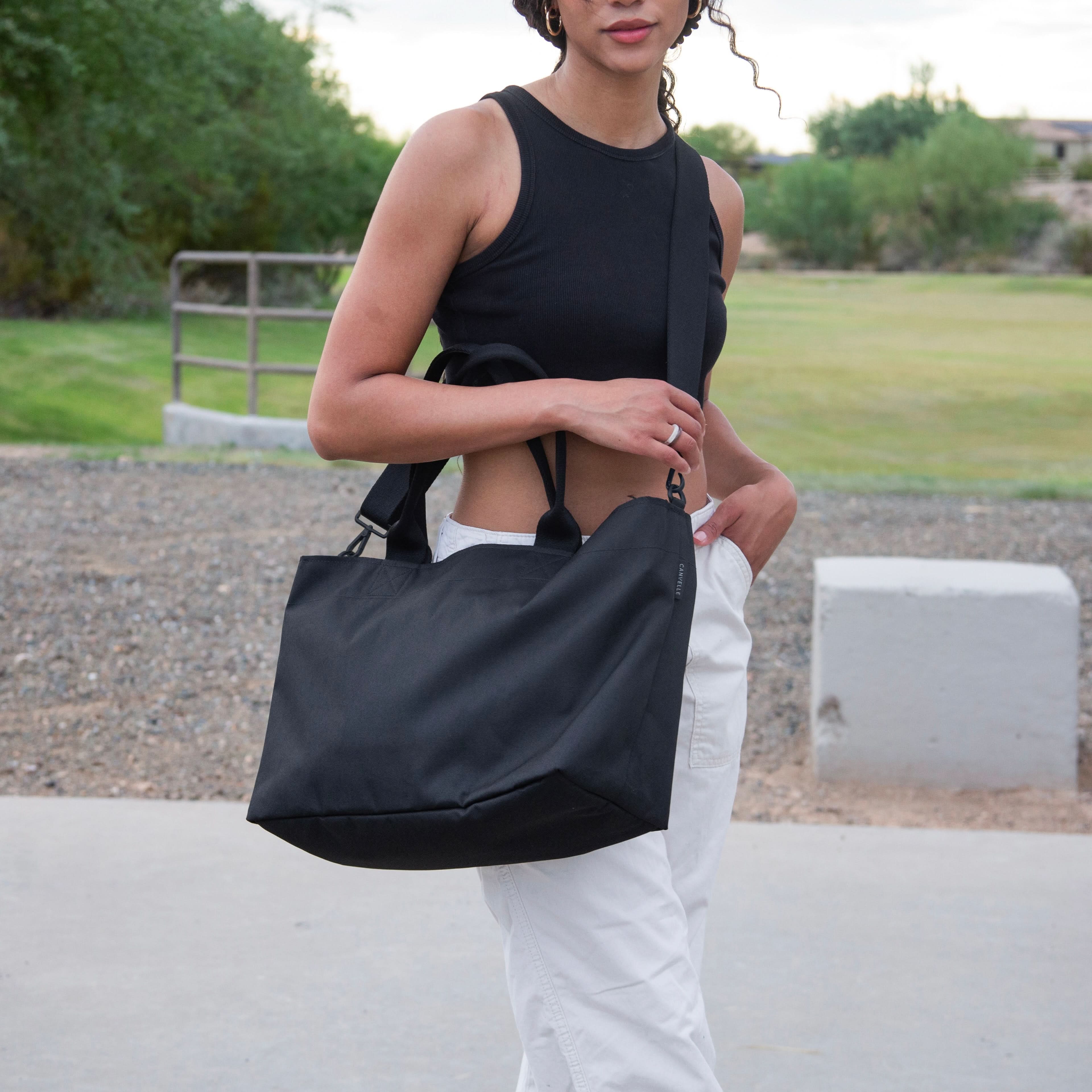 Sale Zip Crossbody Tote - Large - Image 9